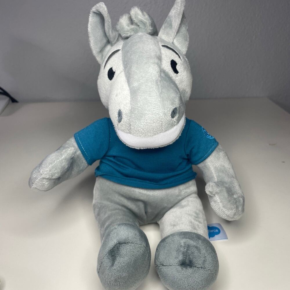 Salesforce Max the Mule Plush 12” MuleSoft Stuffed Animal Donkey